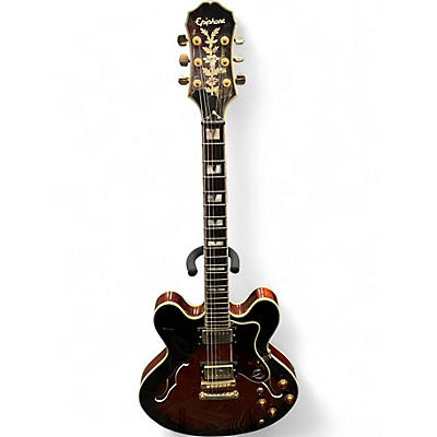 Used Epiphone Sheraton Tobacco Burst Hollow Body Electric Guitar