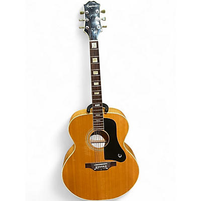 Used Epiphone Sheraton j200 ft-570bl Antique Natural Acoustic Guitar