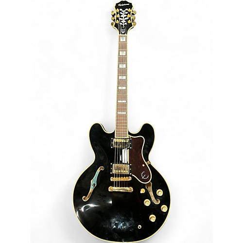 Used Epiphone Sheridan II Pro Ebony Hollow Body Electric Guitar Ebony
