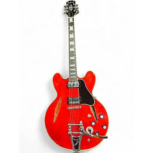 Used Epiphone Shinichi Ubukata Es-335  Cherry Hollow Body Electric Guitar Cherry