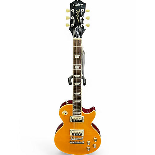 Used Epiphone Slash Appetite For Destruction YELLOW Solid Body Electric Guitar YELLOW