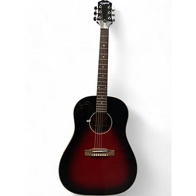 Epiphone Used Epiphone Slash J-45 Vermillion Acoustic Electric Guitar