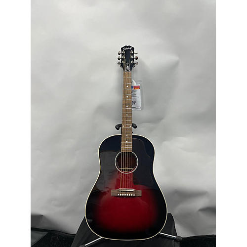 Epiphone Used Epiphone Slash J-45 Vermillion Burst Acoustic Electric Guitar vermillion burst