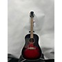 Used Epiphone Used Epiphone Slash J-45 Vermillion Burst Acoustic Electric Guitar vermillion burst