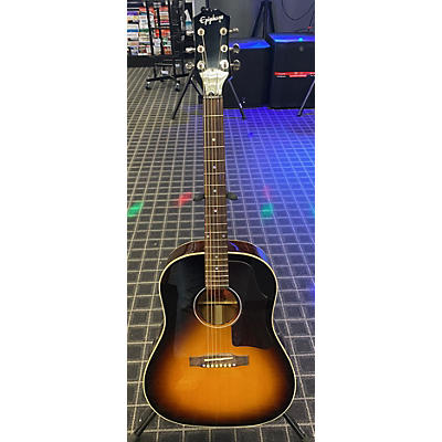 Epiphone Used Epiphone Slash J45 3 Tone Sunburst Acoustic Electric Guitar