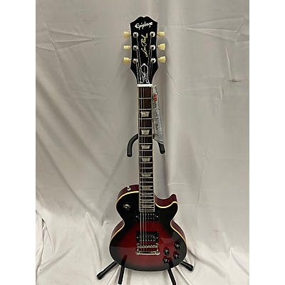 Epiphone Used Epiphone Slash Rosso Corsa Les Paul Standard Red Solid Body Electric Guitar