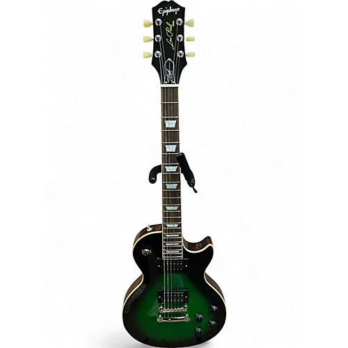 Used Epiphone Slash Signature Les Paul Classic GREEN BURST Solid Body Electric Guitar GREEN BURST