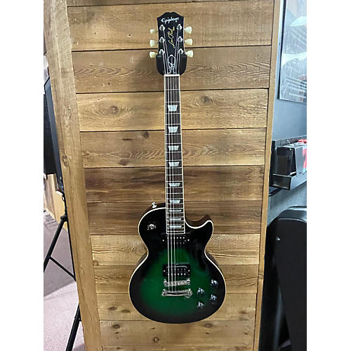 Epiphone Used Epiphone Slash Signature Les Paul Classic Green Burst Solid Body Electric Guitar Green Burst