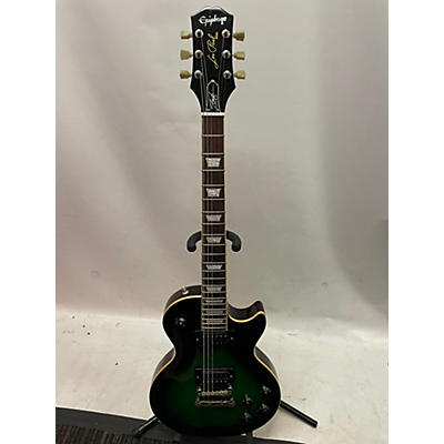 Epiphone Used Epiphone Slash Signature Les Paul Classic Green Burst Solid Body Electric Guitar