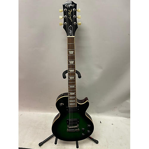 Epiphone Used Epiphone Slash Signature Les Paul Classic Trans Green Solid Body Electric Guitar Trans Green