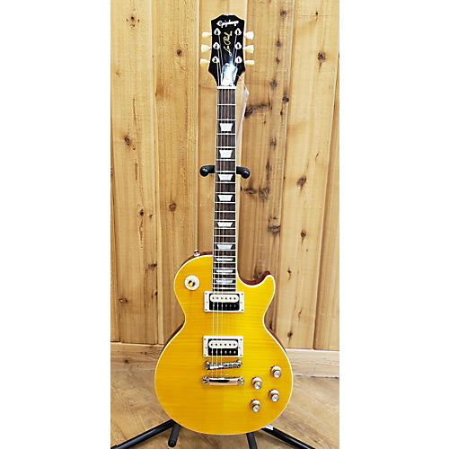 Epiphone Used Epiphone Slash Signature Les Paul Classic Yellow Solid Body Electric Guitar Yellow