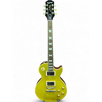 Used Epiphone Slash Signature Victoria Gold Top Gold Top Solid Body Electric Guitar