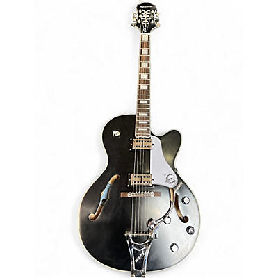 Used Epiphone Swingster Black and Silver Hollow Body Electric Guitar