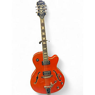Used Epiphone Swingster Orange Hollow Body Electric Guitar