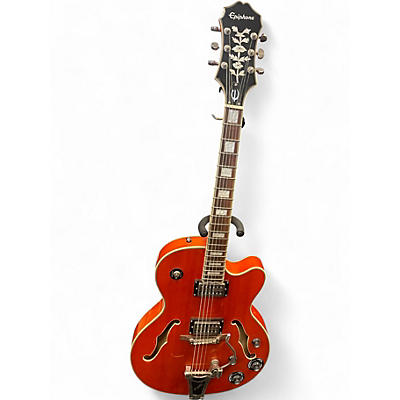 Used Epiphone Swingster Sunrise Orange Hollow Body Electric Guitar