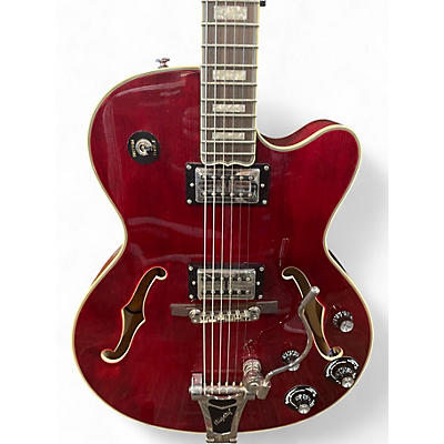 Used Epiphone Swingster Wine Red Hollow Body Electric Guitar
