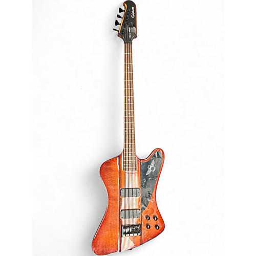 Used Epiphone T-Bird Pro Natural Electric Bass Guitar Natural