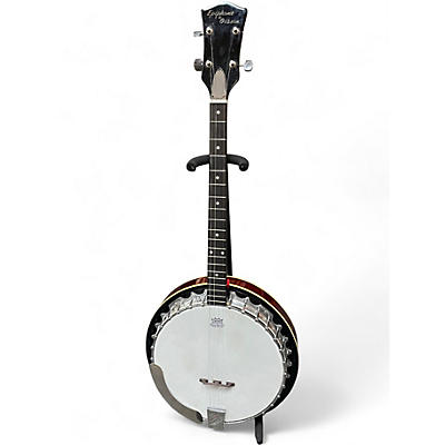 Used Epiphone TB75 Trans Red Banjo