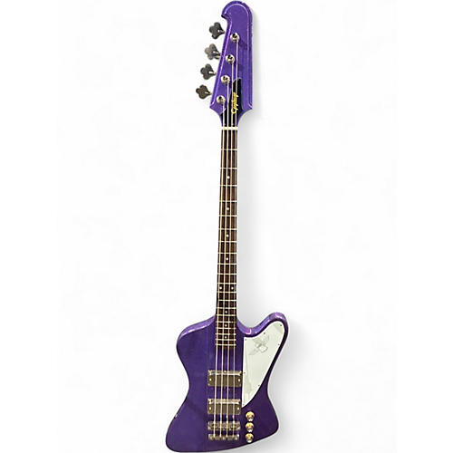 Used Epiphone THUNDERBIRD 64 EXCLUSIVE COLOR PURPLE SPARKLE Electric Bass Guitar PURPLE SPARKLE
