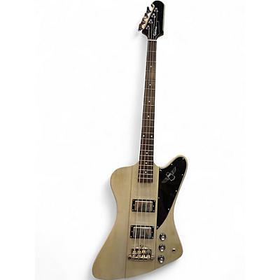 Used Epiphone THUNDERBIRD 64 REISSUE BASS Silver Solid Body Electric Guitar