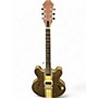 Used Epiphone TOM DELONGE BROWN STRIPE OLIVE Hollow Body Electric Guitar OLIVE