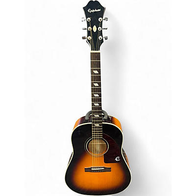Used Epiphone Texan VS Vintage Sunburst Acoustic Guitar