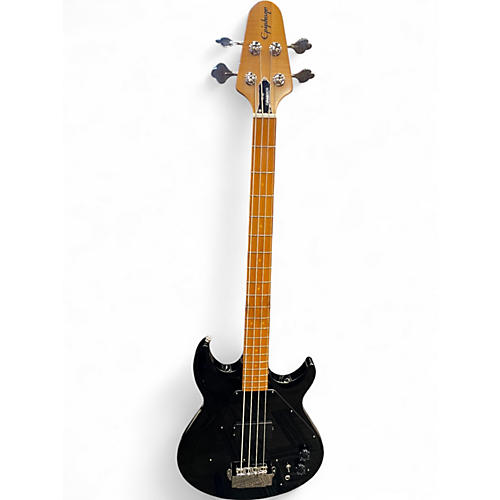 Used Epiphone The Grabber Black Electric Bass Guitar Black