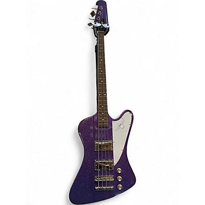 Used Epiphone Thunderbird 64 Purple Sparkle Electric Bass Guitar