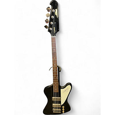 Used Epiphone Thunderbird Bass Guitar Black Electric Bass Guitar