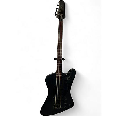Used Epiphone Thunderbird Goth Satin Black Electric Bass Guitar
