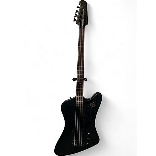Used Epiphone Thunderbird Goth Satin Black Electric Bass Guitar Satin Black