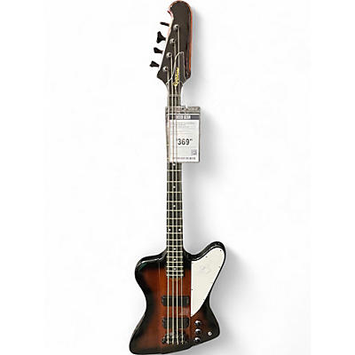 Used Epiphone Thunderbird IV 2 Tone Sunburst Electric Bass Guitar