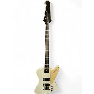 Used Epiphone Thunderbird IV Alpine White Electric Bass Guitar
