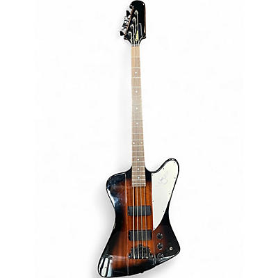 Used Epiphone Thunderbird IV Brown Sunburst Electric Bass Guitar