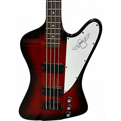 Used Epiphone Thunderbird IV Crimson Red Burst Electric Bass Guitar