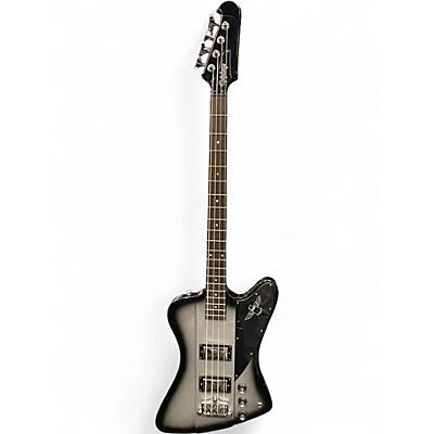 Used Epiphone Thunderbird IV Silverburst Electric Bass Guitar