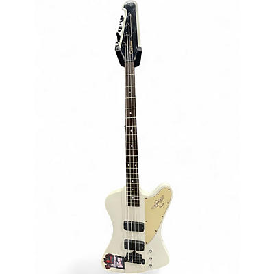 Used Epiphone Thunderbird IV White Electric Bass Guitar
