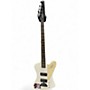 Used Epiphone Thunderbird IV White Electric Bass Guitar White