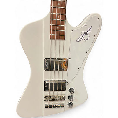 Used Epiphone Thunderbird Vintage Pro Antique White Electric Bass Guitar