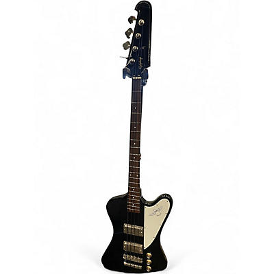 Used Epiphone Thunderbird Vintage Pro Black Electric Bass Guitar