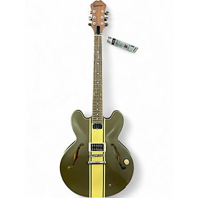 Used Epiphone Tom Delonge Signature ES-333 Royal Olive Hollow Body Electric Guitar