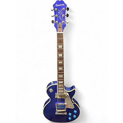 Used Epiphone Tommy Thayer Les Paul Standard Blue Solid Body Electric Guitar