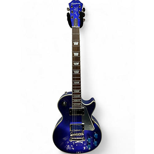 Used Epiphone Tommy Thayer Les Paul Standard Electric Blue Solid Body Electric Guitar Electric Blue