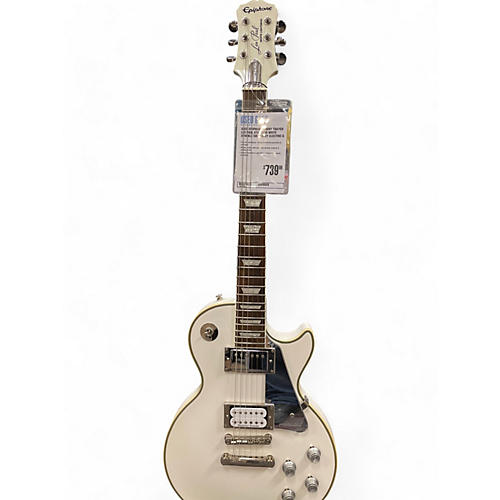 Epiphone Used Epiphone Tommy Thayer Les Paul Standard WHITE SPARKLE Solid Body Electric Guitar WHITE SPARKLE