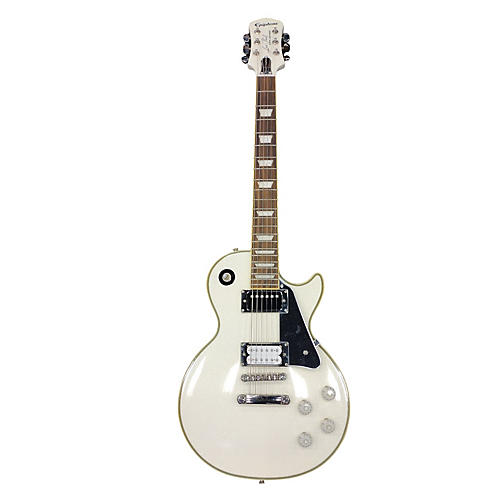 Epiphone Used Epiphone Tommy Thayer White Lightning Les Paul White Sparkle Solid Body Electric Guitar white sparkle