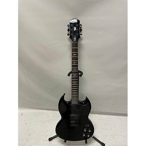 Epiphone Used Epiphone Tony Iommi SG Custom Black Solid Body Electric Guitar Black