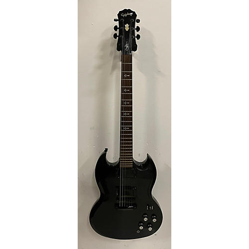 Epiphone Used Epiphone Tony Iommi SG Custom Black Solid Body Electric Guitar Black