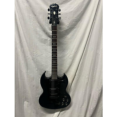 Epiphone Used Epiphone Tony Iommi SG Custom Ebony Solid Body Electric Guitar