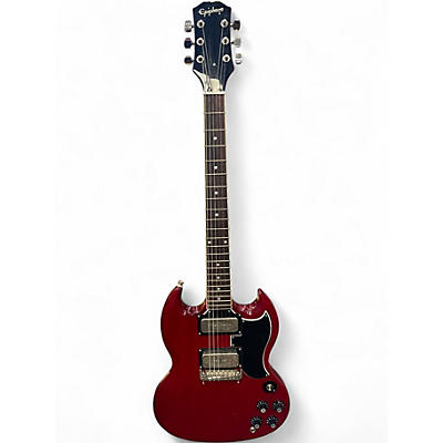 Used Epiphone Tony Iommi SG Custom VINTAGE CHERRY Solid Body Electric Guitar