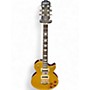 Used Epiphone Trad Pro Les Paul Limited Edition Worn Metalic Gold Solid Body Electric Guitar Worn Metalic Gold